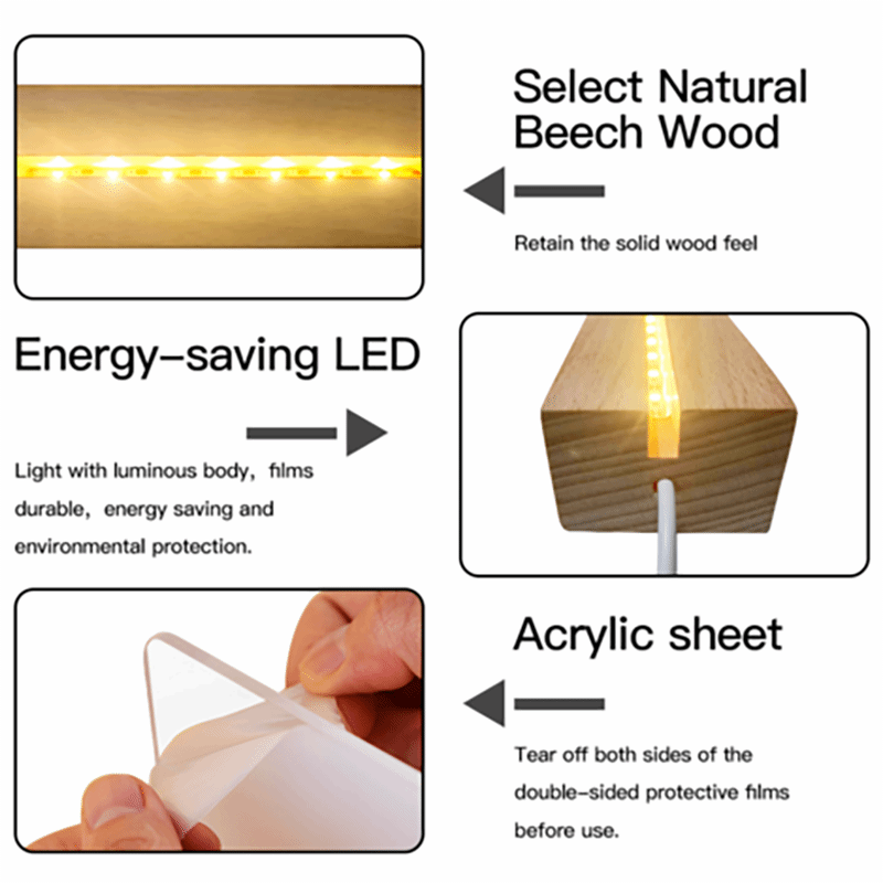 Acrylic Lamp (Rectangle)