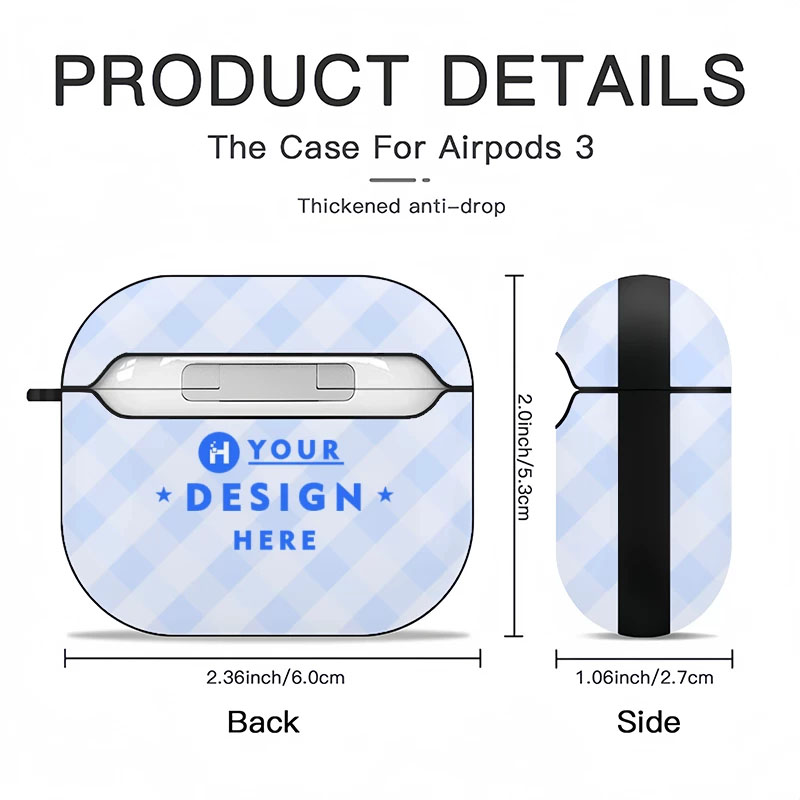 Airpods 3 Case (Hard Shell, Black)