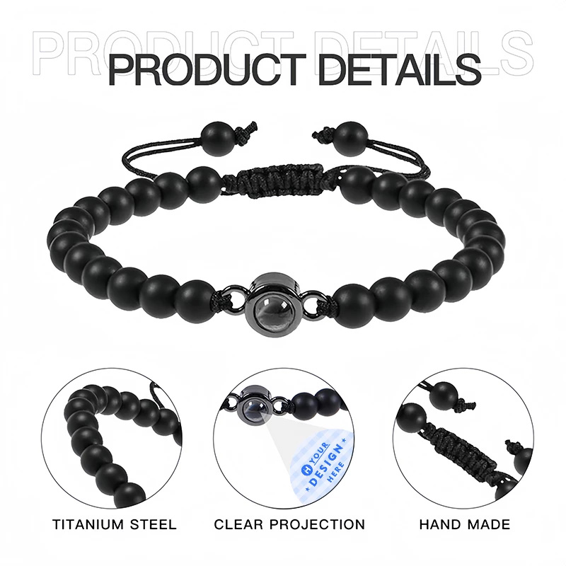 Titanium Steel Projection Bracelet