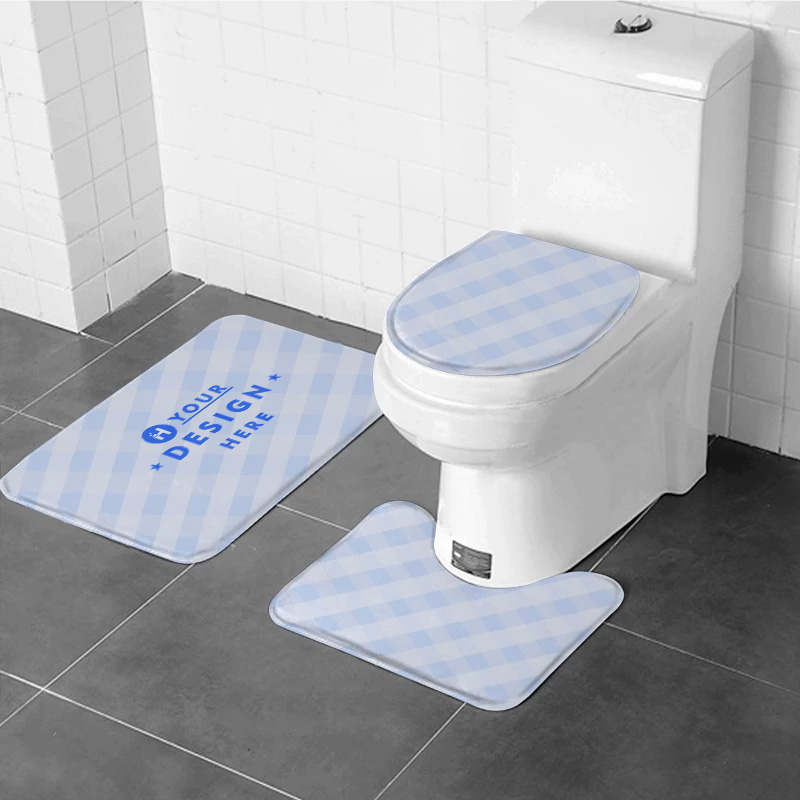 Three-piece Toilet Mat