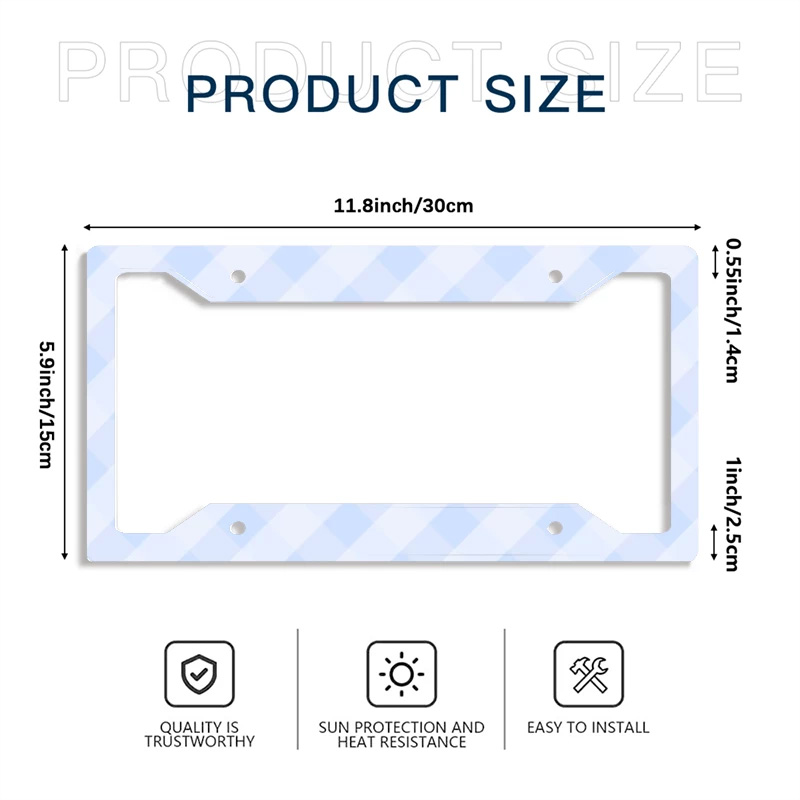 License Plate Frame (Four-Hole)