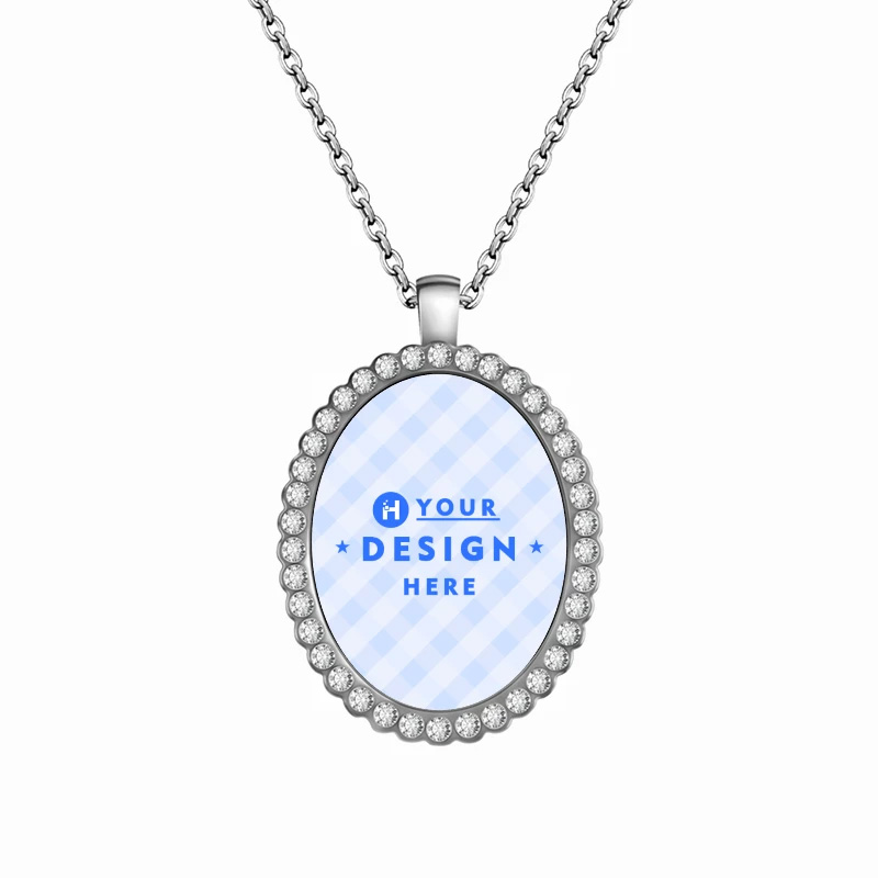 Oval Pendant Necklace