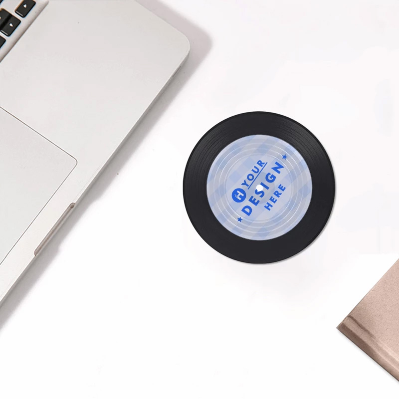 Vinyl Records Coaster