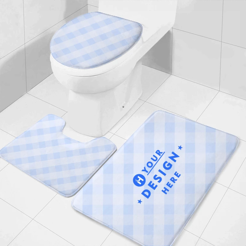 Three-piece Toilet Mat