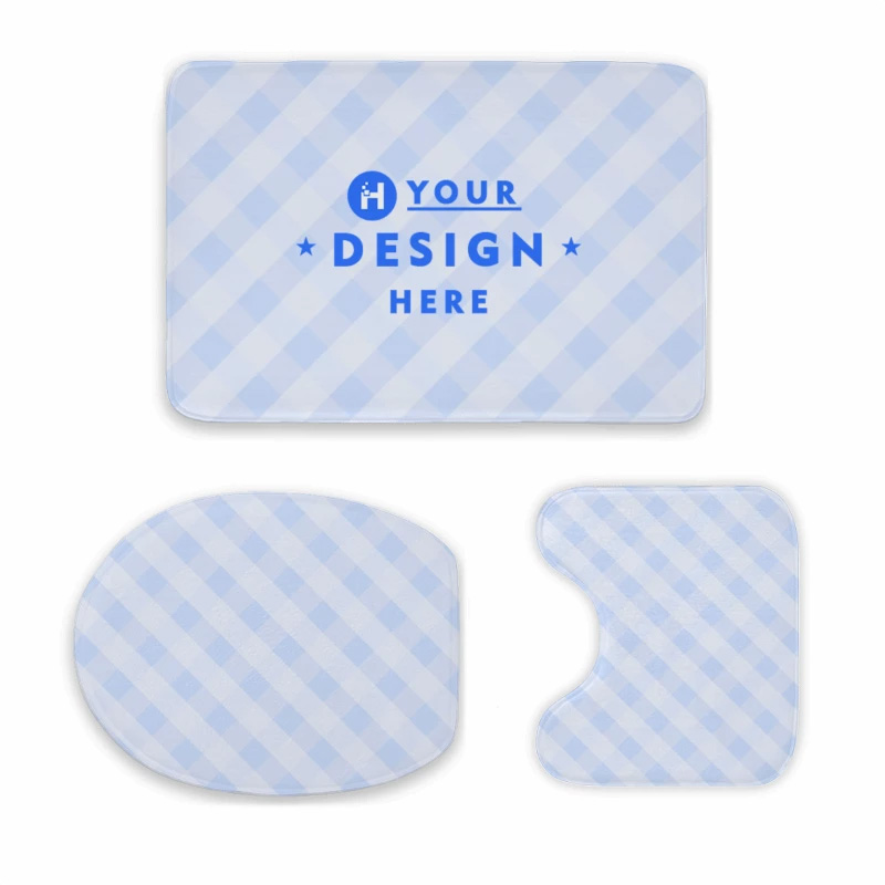 Three-piece Toilet Mat