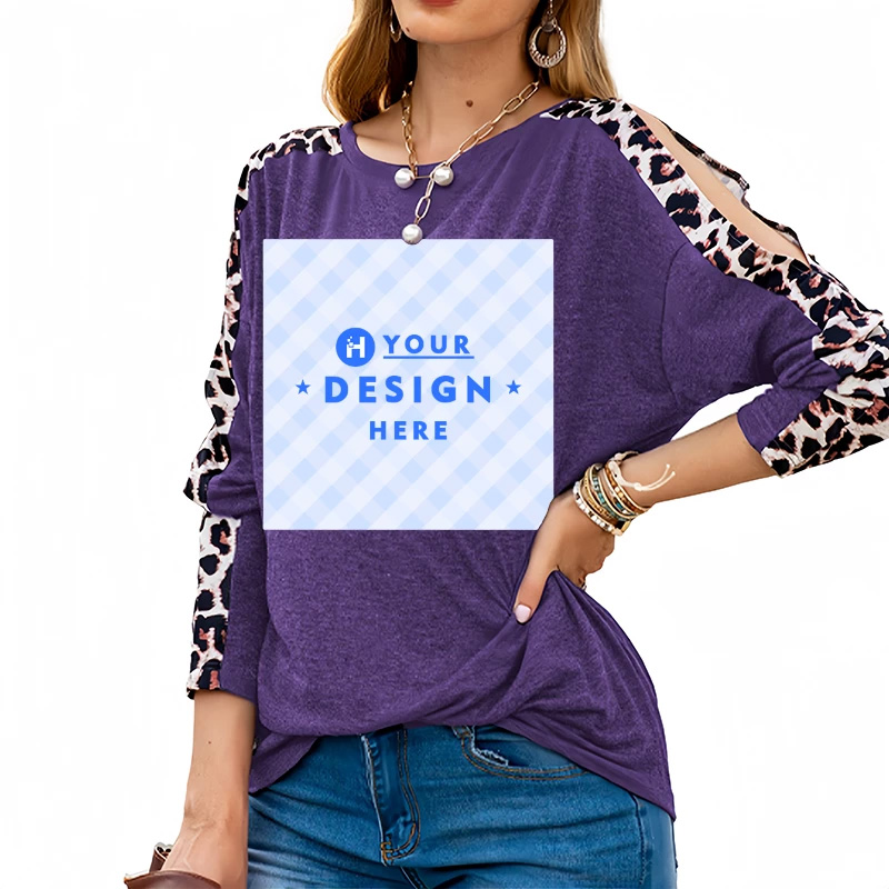 Leopard Long-Sleeved T-Shirt