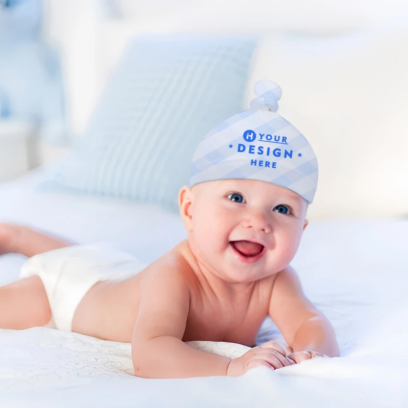 Baby Top Knot Hat