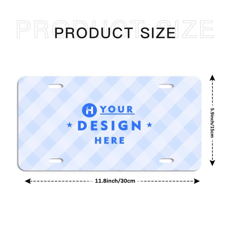 License Plate Frame (Four-Hole)