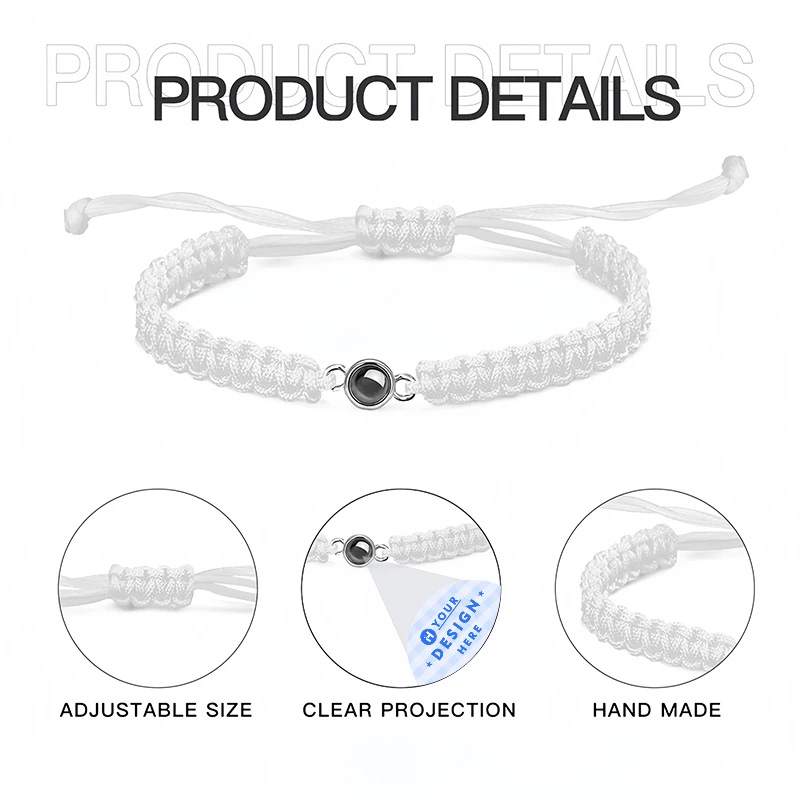 Braided Rope Projection Bracelet