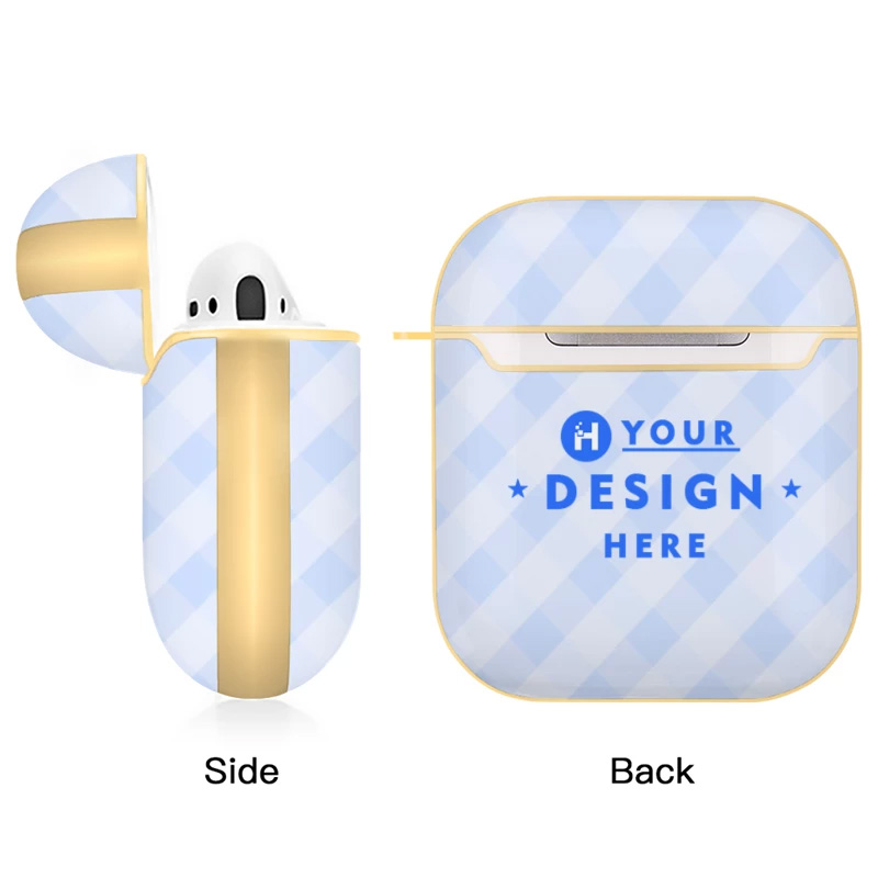 Airpods 2 Case (Hard Shell, Golden)