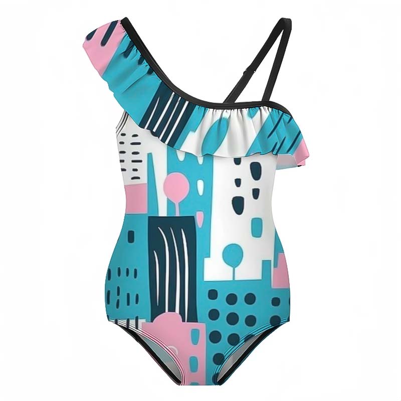 Ruffle One Piece Swimsuit