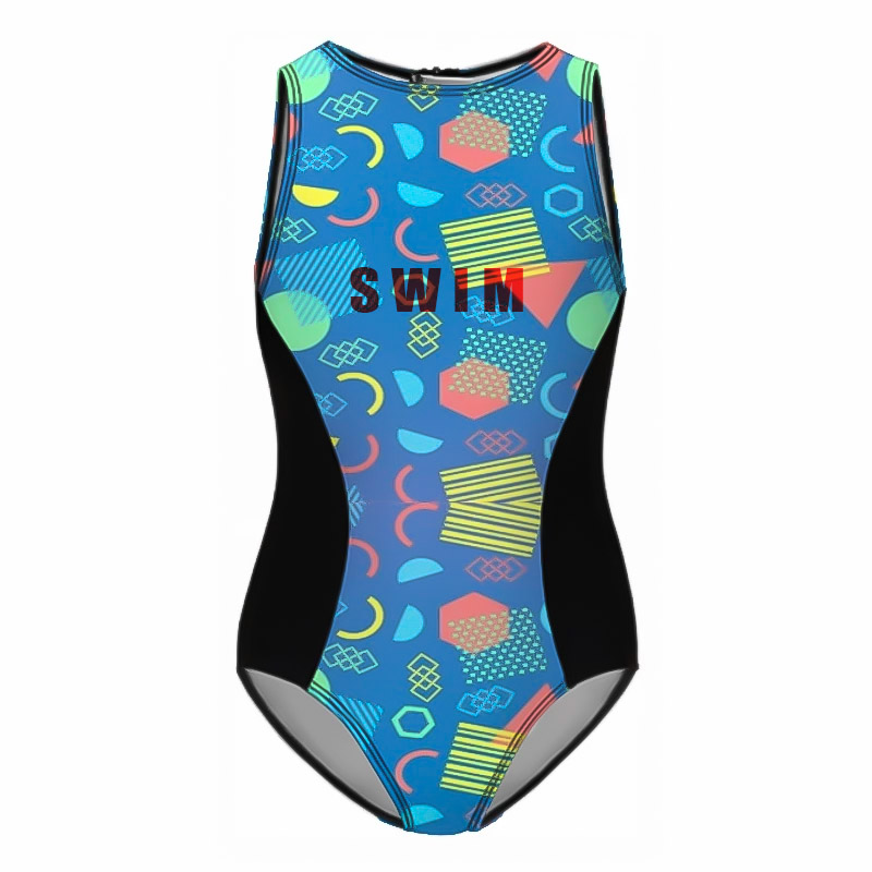 Kids One Piece Swimsuit (Black)