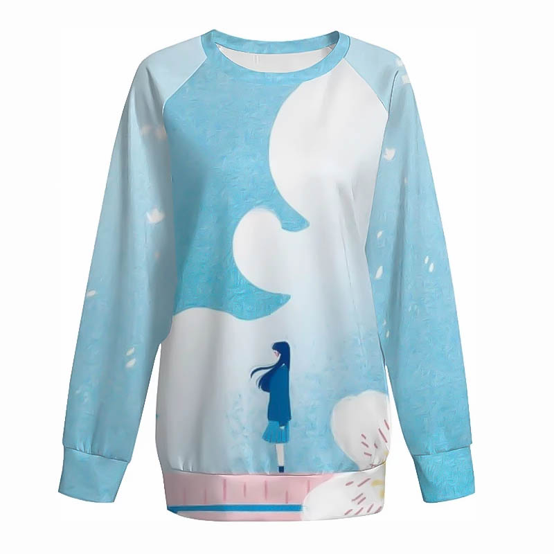 Raglan Sleeve Sweatshirt